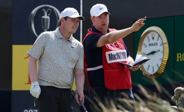 Scotland's Robert MacIntyre lines up