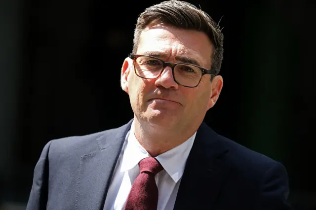 Andy Burnham MP arrives at Trades Union Congress, where he will give a speech after it was announced that he is to become the new leader of the Labour Party and Prime Minister of the United Kingdom on July 17, 2026 in London