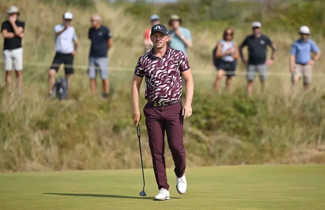 Matt Wallace during the second round of the 2026 Open