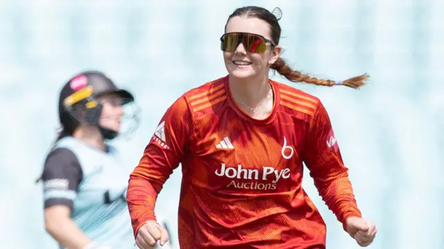 Josei Groves celebrates