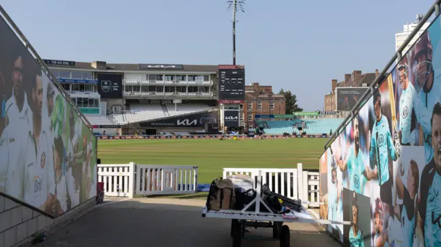 The Oval before start of play on Women's Finals Day