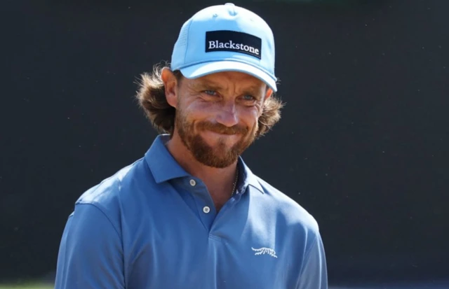 England's Tommy Fleetwood looks on
