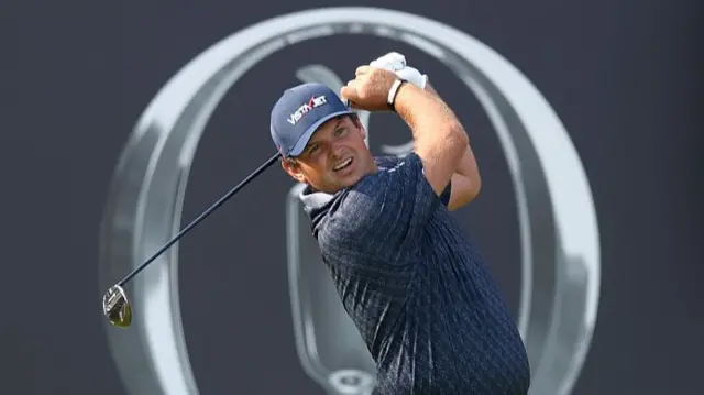Patrick reed at The Open
