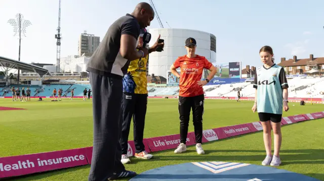 Toss taking place at The Oval