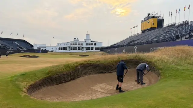 The 18th at Royal Birkdale