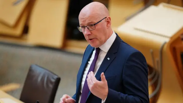 First Minister John Swinney