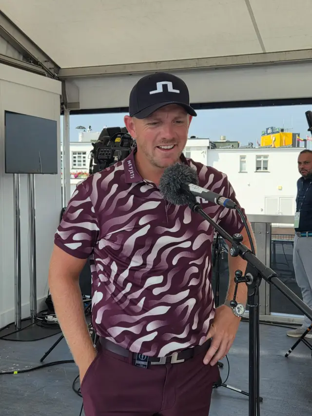 Matt Wallace talking to BBC Radio 5 Live
