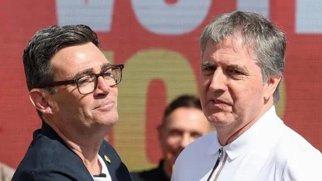 Andy Burnham (left) and Steve Rotheram (right)