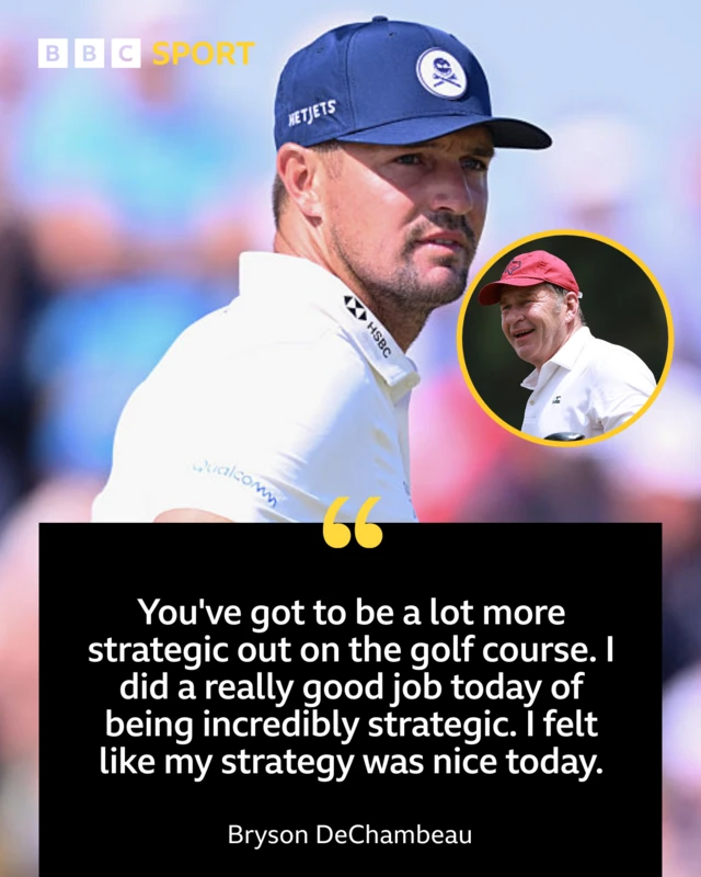 Bryson DeChambeau at The Open