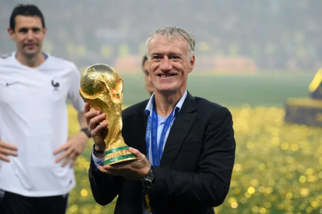 Deschamps with World Cup