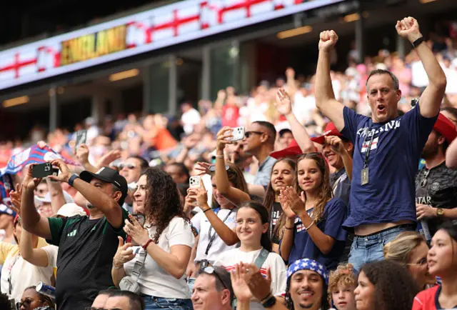 England fans celebrate