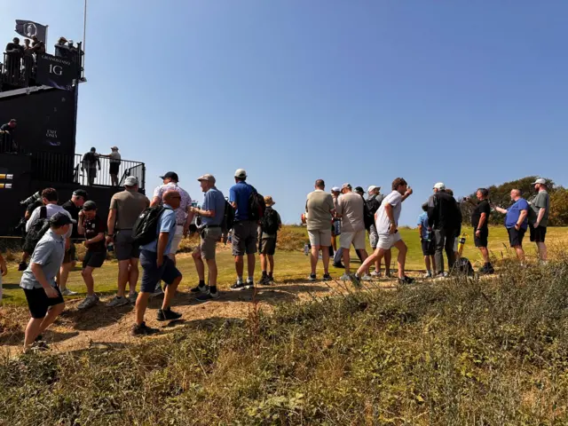 Punters at Royal Birkdale