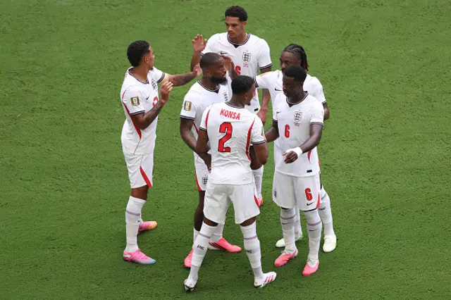 Ezri Konsa #2 of England celebrates