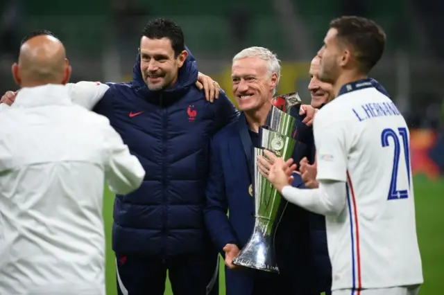 Deschamps with Nations League