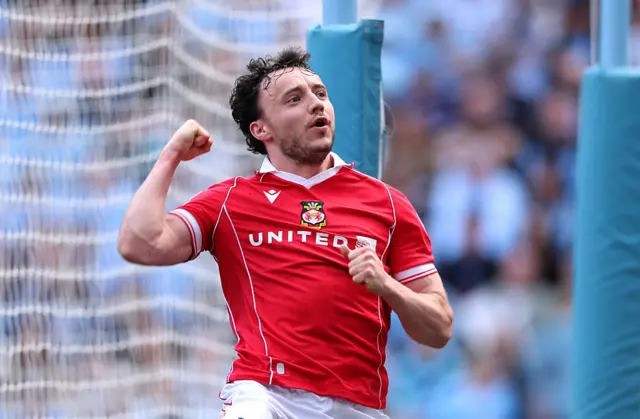 Wrexham midfielder Ollie Rathbone