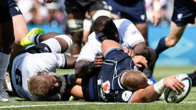 Pierre Schoeman scores for Scotland