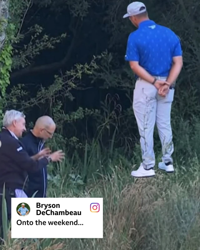 Bryson DeChambeau post on Instagram