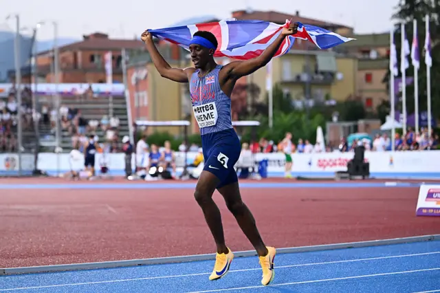 Divine Iheme celebrates European U18 gold