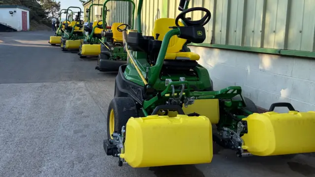 Lawnmowers at Royal Birkdale