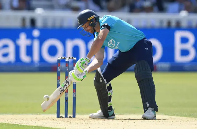 Jos Buttler of England bats
