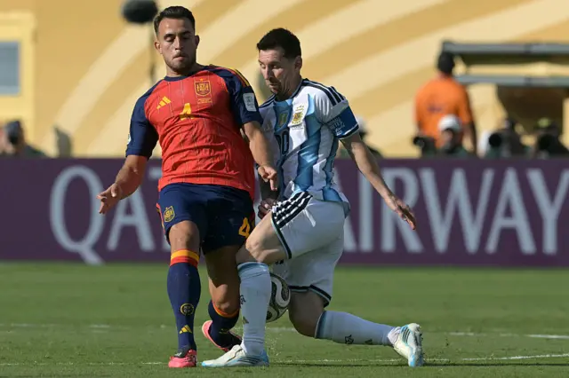 Garcia tackles messi