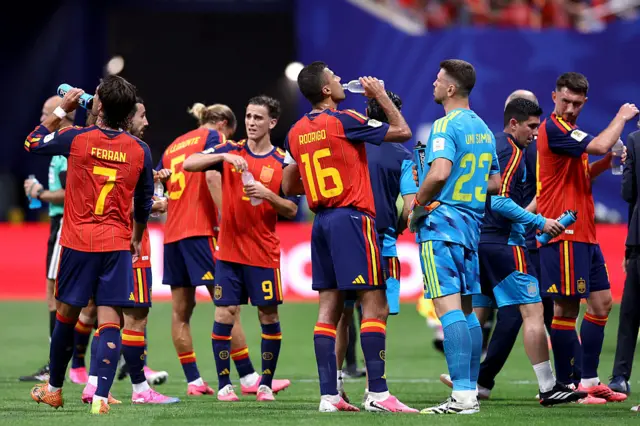 Spain hydration break