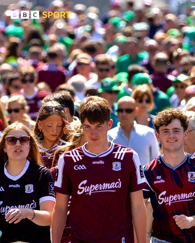 Fans outside Croke Park