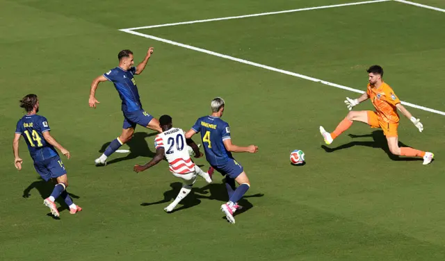 Folarin Balogun scores