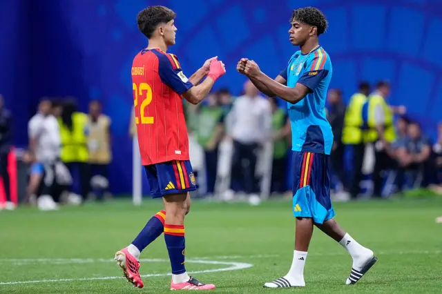 Spain against Austria
