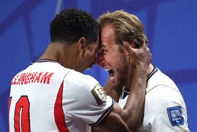 Harry Kane celebrating
