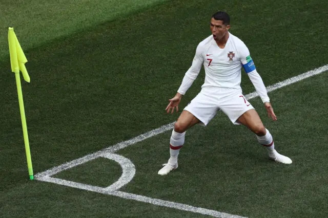 Ronaldo scores at 2018 World Cup