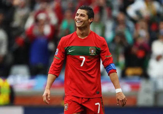 Ronaldo scores in 2010 World Cup