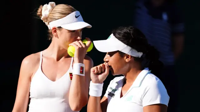 Katie Boulter and Heather Watson