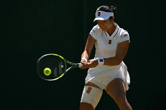 Alexandra Eala in action
