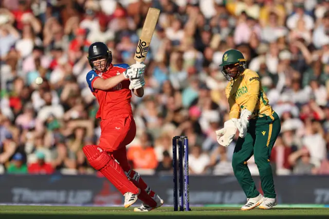 Nat Sciver-Brunt of England bats