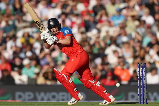 Nat Sciver-Brunt of England bats