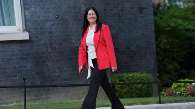 Culture Secretary Lisa Nandy arrives in Downing Street, London. New Prime Minister Andy Burnham has entered number 10 Downing Street and among his first tasks is the selection of his new Cabinet