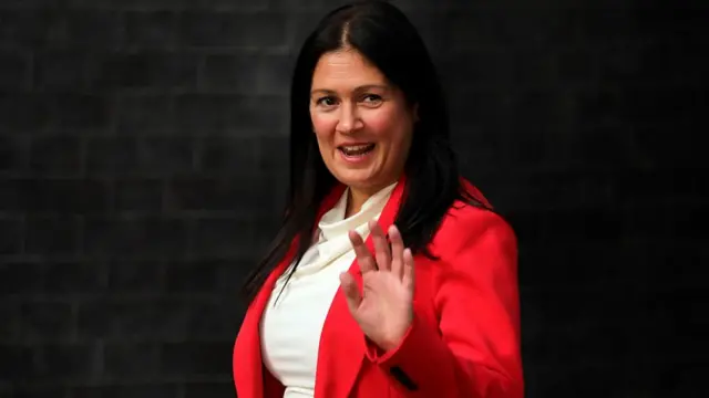 Culture Secretary Lisa Nandy arrives at Downing Street on July 20