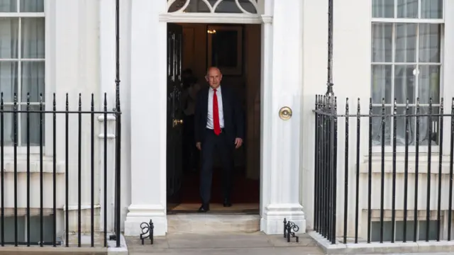 Britain's newly appointed Chancellor of the Exchequer, John Healey, steps out of 11 Downing Street after Britain's newly appointed Prime Minister, Andy Burnham, took office, in London, Britain, July 20, 2026