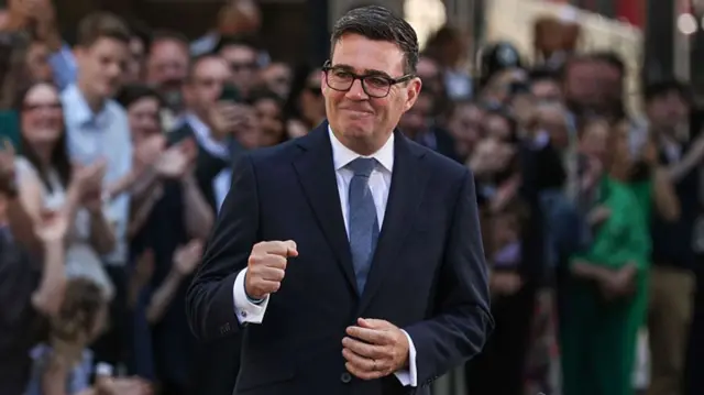 Britain's new Prime Minister Andy Burnham delivers his first speech outside 10 Downing Street in central London after being invited by King Charles III to form a new government, United Kingdom on July 20, 2026