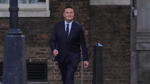 Wes Streeting arrives in Downing Street, London. New Prime Minister Andy Burnham has entered number 10 Downing Street and among his first tasks is the selection of his new Cabinet. Picture date: Monday July 20, 2026