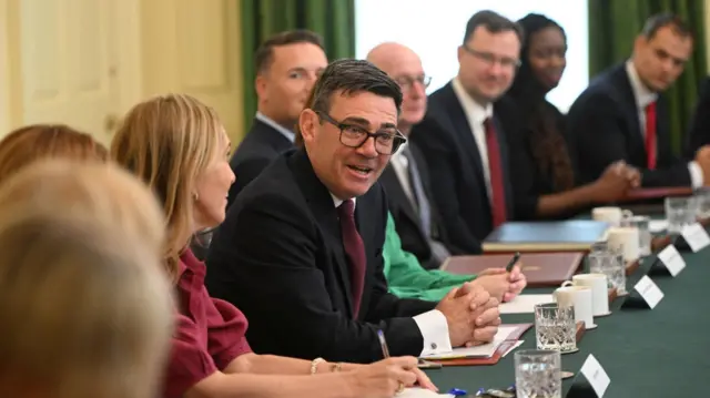 ritish Prime Minister Andy Burnham holds his first Cabinet meeting, in London, Britain, July 21, 2026