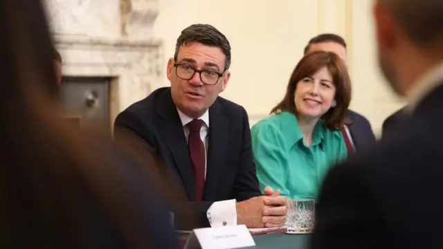 Andy Burnham leading his first cabinet meeting as PM