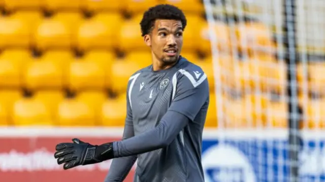 Alex Paulsen starts in goals for Motherwell after joining from English Premier League side Bournemouth