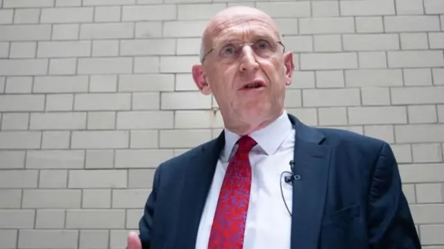 Newly appointed Chancellor of the Exchequer John Healey gives his first all staff address at HM Treasury in central London