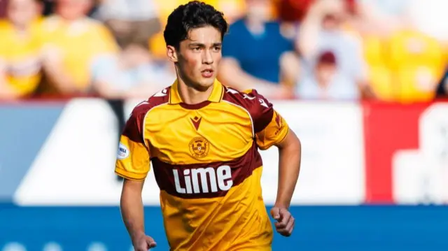 Just featured in Motherwell's pre-season friendly against Genk last week