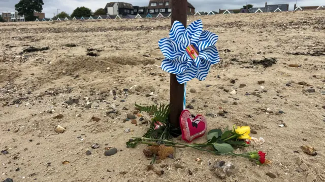 Small floral tribute