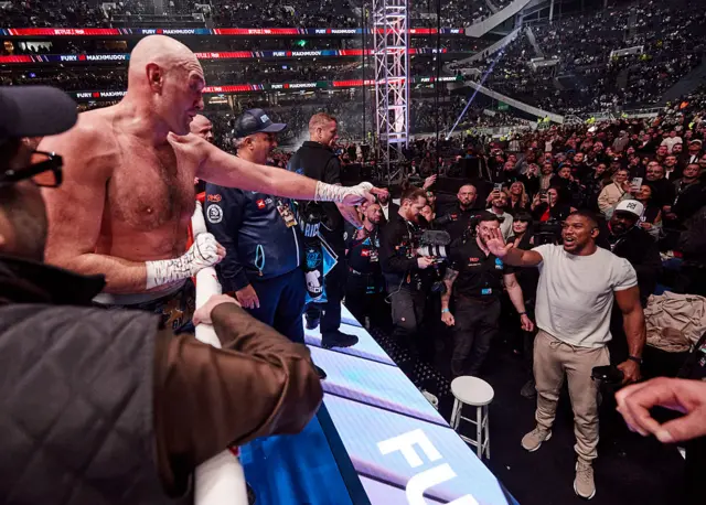 Tyson Fury and Anthony Joshua