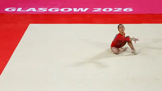 Sophie St John of Malta on the floor
