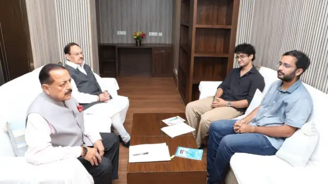 JP Nadda, Jitendra Singh holding talks with Saurav Das and Ashutosh Ranka